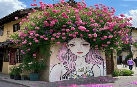 孝昌怎么设计网红打卡墙绘