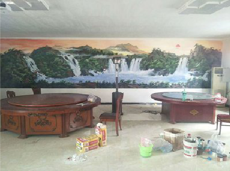 孝昌墙绘-写实风景