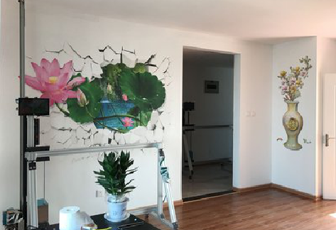 孝昌墙体彩绘相比墙纸的优势。