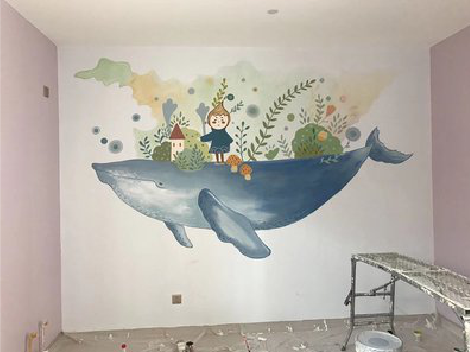 孝昌手绘墙的特点及优势。